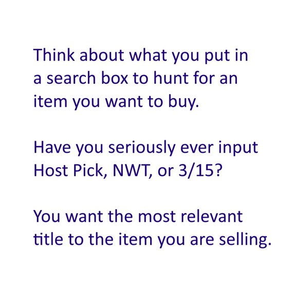 POSHMARK Titles for Increased Visibility SEO Search Engine Tips Techniques - Picture 4 of 11